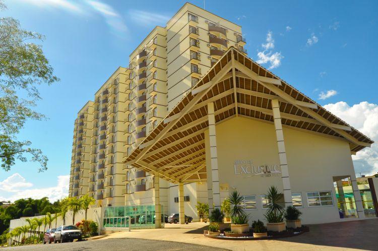 Diroma Exclusive - Piscinas Termais 24 Horas, Sauna, Copa Da Mamae, Limpeza Diaria, Estacionamento Gratis! Caldas Novas Exteriör bild